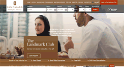 Desktop Screenshot of landmarkhotels.com