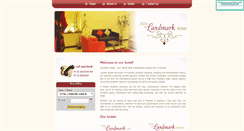 Desktop Screenshot of landmarkhotels.in