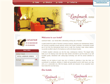 Tablet Screenshot of landmarkhotels.in